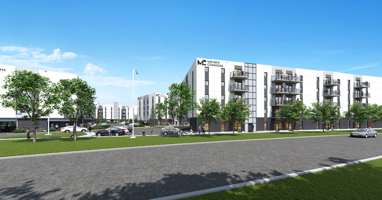 Approaching Mikisew Commons, Mikisew Commons rendering