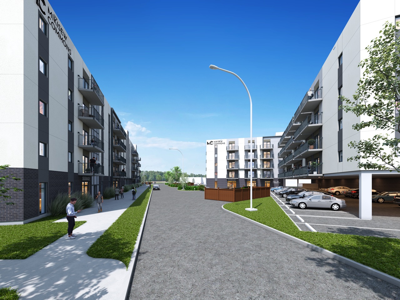 Quiet residential streets, Mikisew Commons rendering